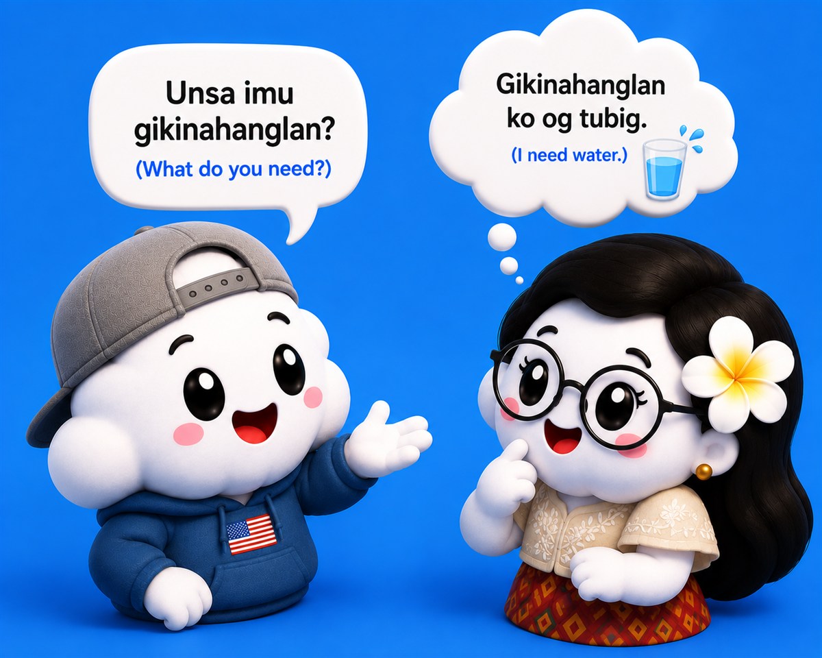 Two MyWika clouds talking, one asking what the other needs
